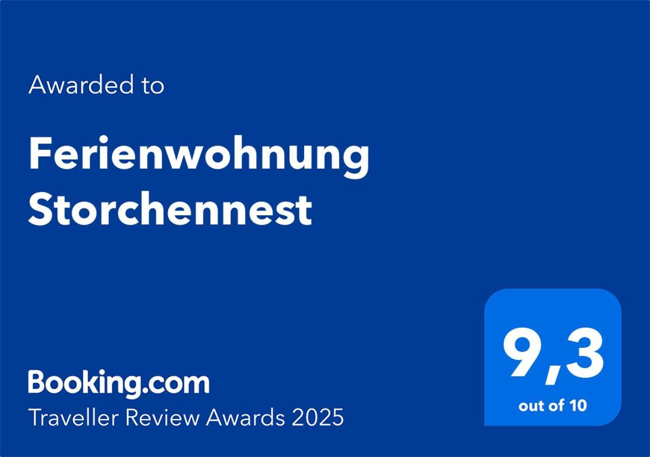 Ferienwohnung Storchennest バート・ローテンフェルデ エクステリア 写真